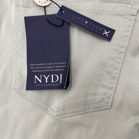 NYDJ Sheri Slim in Feather- Size 14 NWT - Picture 6 of 13